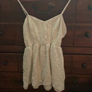 White lace top